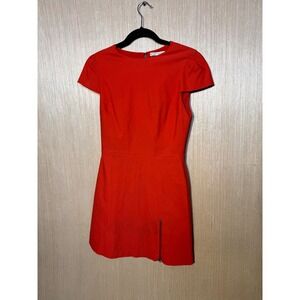 Alice + Olivia | Dresses | New Alice Olivia Katherina Crew Neck Long Sleeve Ruched  Fitted Mini Dress In B | Poshmark